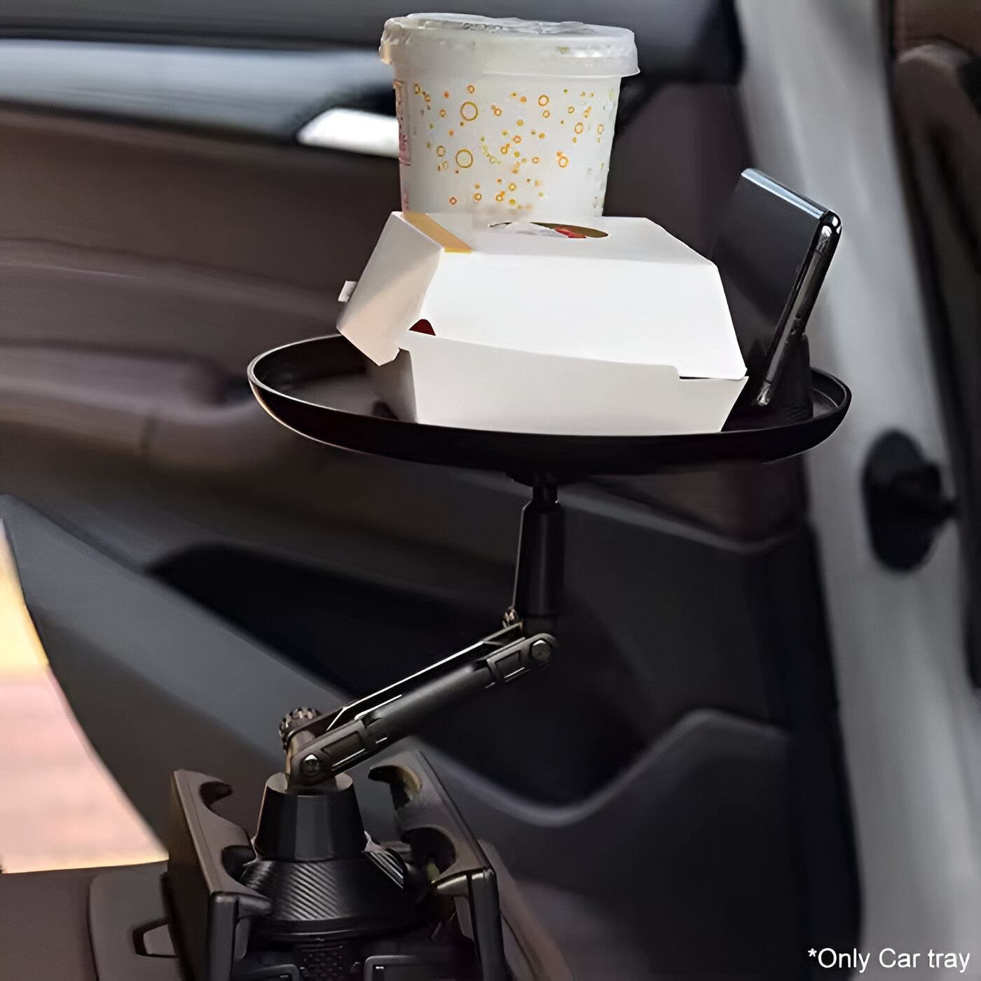 Soporte de Plato y celular para Carro
